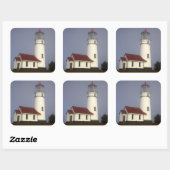 vuurtoren, Cape Blanco, Cape Blanco State Park Vierkante Sticker (Vel)