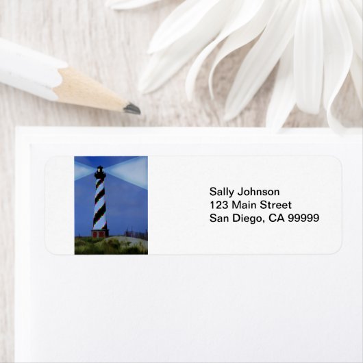 Vuurtoren CApe Hatteras Etiket (Insitu)