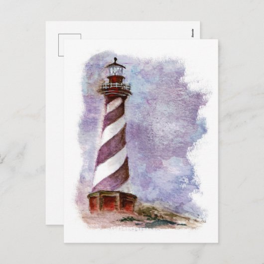 Vuurtoren Cape Hatteras Feestdagenkaart (Voorkant / Achterkant)