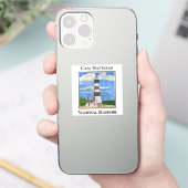 Vuurtoren, Cape Hatteras, National Seashore Sticker (Telefoon)