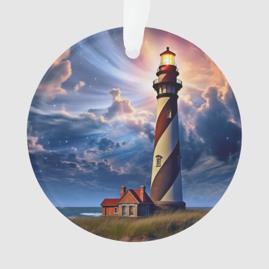 Vuurtoren Cape Hatteras, NC Ornament (voorkant)