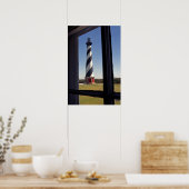 Vuurtoren Cape Hatteras Poster (Keuken)