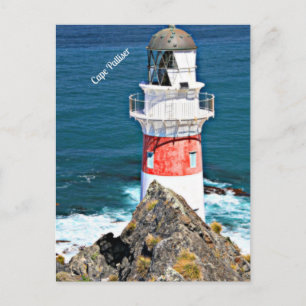 Vuurtoren Cape Palliser, Nieuw-Zeeland Briefkaart