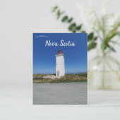 Vuurtoren Caribou Nova Scotia Briefkaart (Staand voorkant)