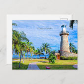 Vuurtoren, Cartagena, Colombia Feestdagenkaart (Voorkant / Achterkant)