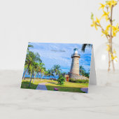 Vuurtoren, Cartagena, Colombia Kaart (Gele Bloem)