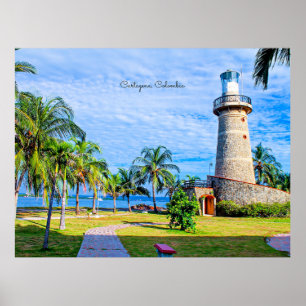 Vuurtoren, Cartagena, Colombia Poster