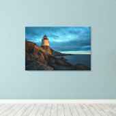 vuurtoren | Castle Hill Lighthouse Canvas Afdruk (Insitu (Houten vloer))