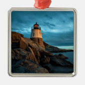 vuurtoren | Castle Hill Lighthouse Metalen Ornament (Voorkant)