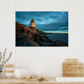 vuurtoren | Castle Hill Lighthouse Poster (Keuken)