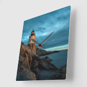 vuurtoren | Castle Hill Lighthouse Vierkante Klok (Hoek)