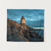 vuurtoren | Castle Hill Lighthouse Wandkleed (Voorkant (horizontaal))