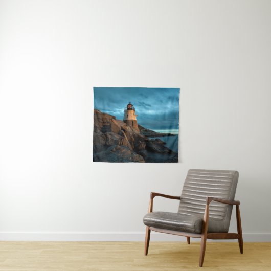 vuurtoren | Castle Hill Lighthouse Wandkleed (In Situ (horizontaal))