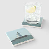 vuurtoren (Cleveland, Ohio) Onderzetter van Drink (Zijkant)