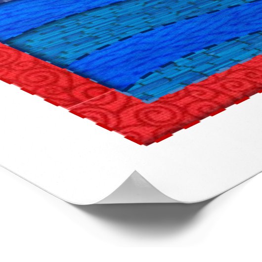 Vuurtoren collage met krab Inspirerend Poster (Hoek)