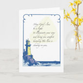 Vuurtoren Comfort Denken aan jou Kaart (Gele Bloem)