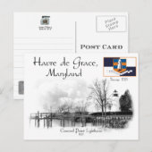 VUURTOREN CONCORD POINT - MARYLAND - BRIEFKAART (Voorkant / Achterkant)