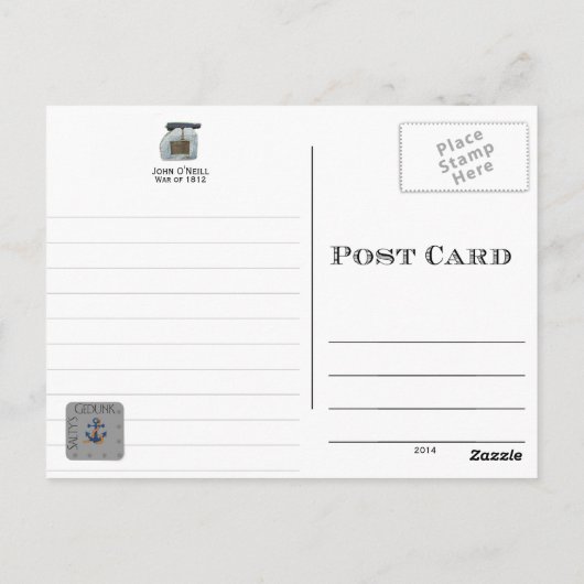 VUURTOREN CONCORD POINT - MARYLAND - BRIEFKAART (Achterkant)