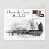 VUURTOREN CONCORD POINT - MARYLAND - BRIEFKAART (Voorkant)