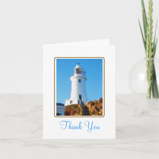 Vuurtoren Dankkaart Bedankkaart (Voorkant)