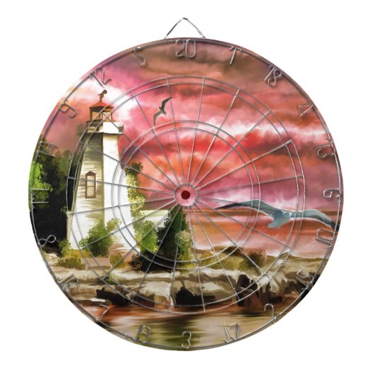 vuurtoren dartbord (Voorkant)