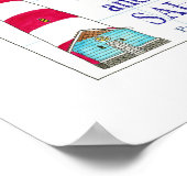 Vuurtoren de Heer is mijn licht en berging Poster (Hoek)