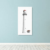 Vuurtoren details canvas afdruk (Insitu (Houten vloer))