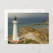 vuurtoren die het Briefkaart van de Oceaan overzie (Voorkant / Achterkant)