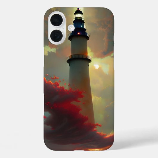 Vuurtoren die in de Sunset Clouds drijven Case-Mate iPhone Case (Achterkant)