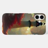 Vuurtoren die in de Sunset Clouds drijven Case-Mate iPhone Case (Achterkant (horizontaal))