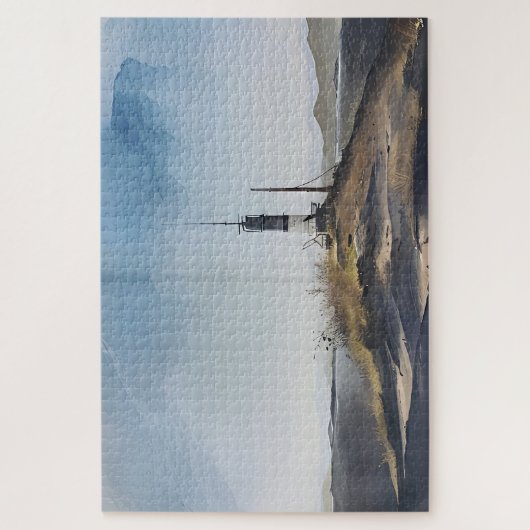 Vuurtoren die je naar huis leidt legpuzzel (Verticaal)