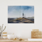 Vuurtoren die je naar huis leidt poster (Keuken)