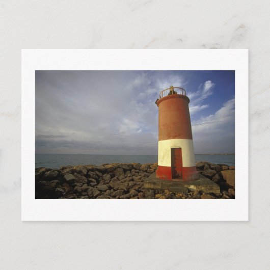 Vuurtoren, Djerba Coast, Tunesië Briefkaart (Voorkant)