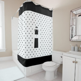 vuurtoren douchegordijn