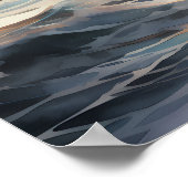 Vuurtoren Dromen: Kust Waterverf Schilderen Poster (Hoek)