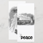 vuurtoren-duif van de vrede (Voorkant / Achterkant)