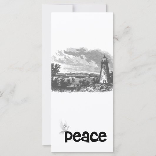 vuurtoren-duif van de vrede (Voorkant)