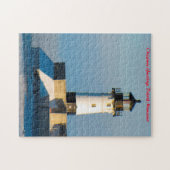 Vuurtoren Duluth  Minnesota.Kerstgroeten Legpuzzel (Horizontaal)