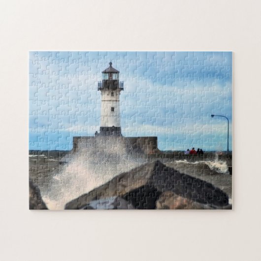 Vuurtoren Duluth Minnesota Legpuzzel (Horizontaal)