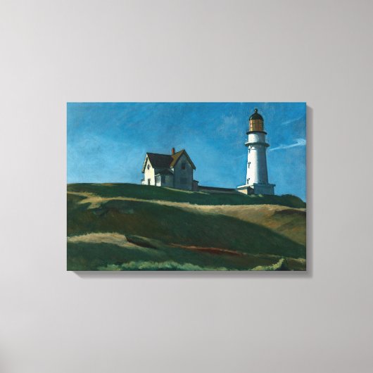 vuurtoren | Edward Hopper | Canvas Afdruk (Voorkant)