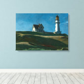 vuurtoren | Edward Hopper | Canvas Afdruk (Insitu (Houten vloer))