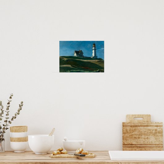vuurtoren | Edward Hopper | Poster (Keuken)
