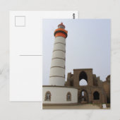 vuurtoren en abbey van Pointe Saint Mathieu Briefkaart (Voorkant / Achterkant)