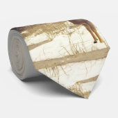 Vuurtoren en bier stropdas (Opgerold)