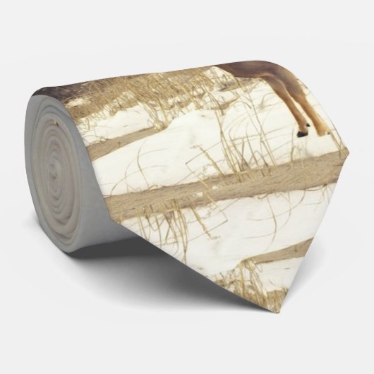 Vuurtoren en bier stropdas (Opgerold)