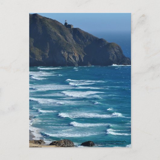 Vuurtoren en het Zee Briefkaart (Voorkant)