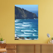 Vuurtoren en het Zee Canvas Afdruk (Insitu (Woonkamer))