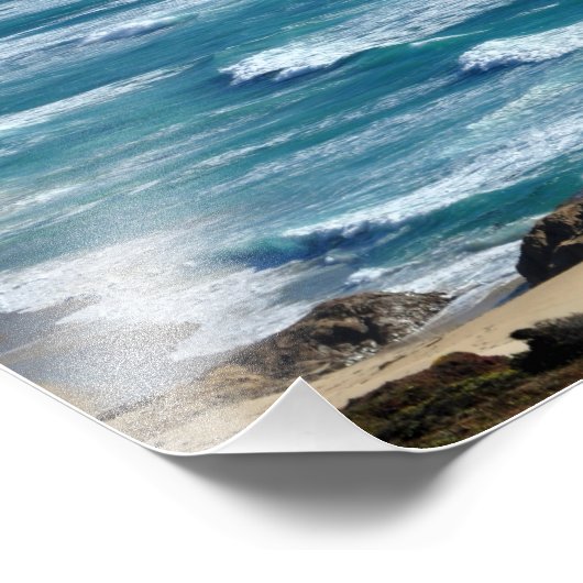 Vuurtoren en het Zee Foto Afdruk (Hoek)