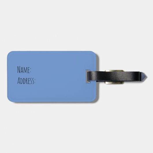 Vuurtoren en lavendervelden bagagelabel (Achterkant horizontaal)