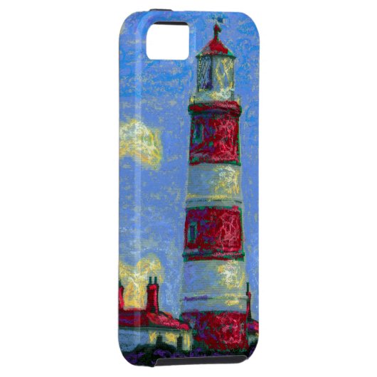 Vuurtoren en lavendervelden Case-Mate iPhone case (Back/Rechts)